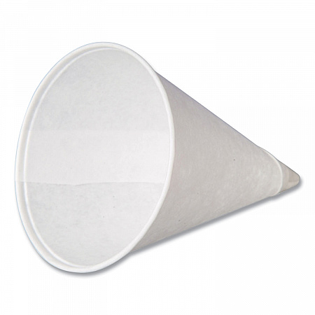Paper Cone Cups, 4 oz, White, 5,000/Carton (CPCONE4)