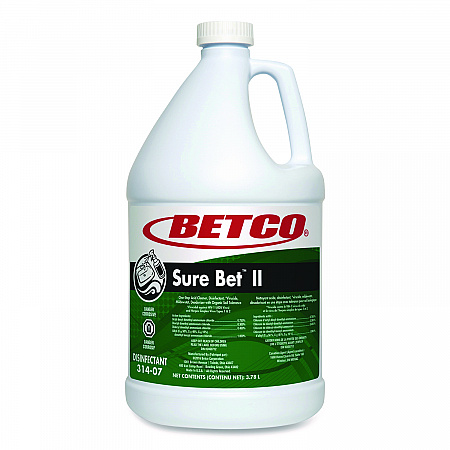 Sure Bet II Foaming Disinfectant, Citrus Scent, 1 gal Bottle, 4/Carton (3140400)