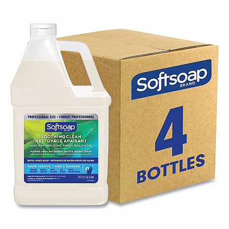 Liquid Hand Soap Refill with Aloe, Aloe Vera Fresh Scent, 1 gal., 4/Carton (61036483CT)