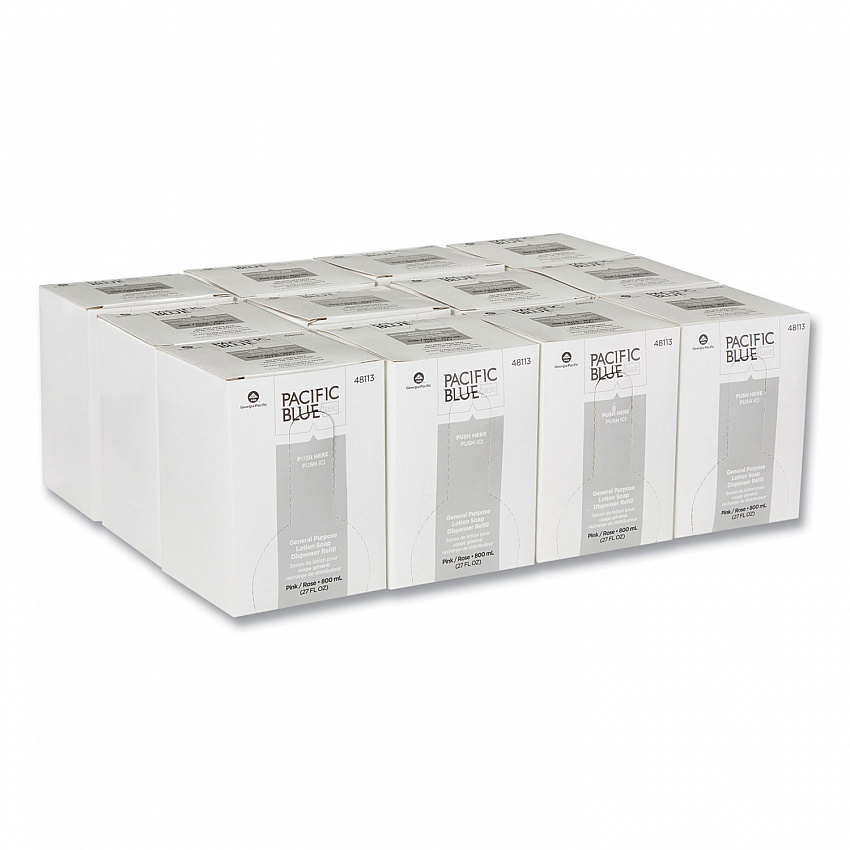 Liquid General Purpose Soap Refill, 800 mL, 12/Carton (48113)