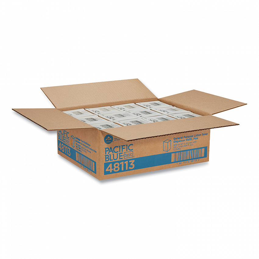 Liquid General Purpose Soap Refill, 800 mL, 12/Carton (48113)