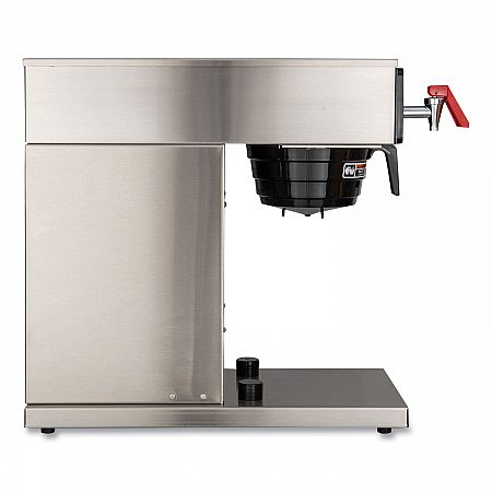AXIOM DV-TC Dual-Voltage Thermal Carafe Coffee Brewer, 12 Cups, Silver/Black (387000011)
