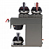 AXIOM DV-3 12-Cup Dual-Voltage Coffee Brewer with 3 Warmers, Silver/Black (387000008)