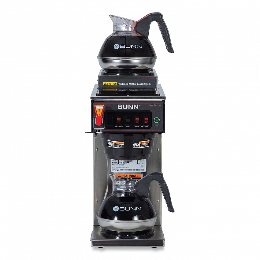CWTF15-3 12 Cup Automatic Coffee Brewer, Gray/Stainless Steel (129500213)