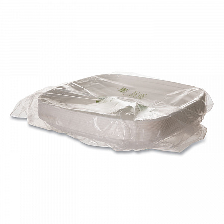 Regalia Renewable Sugarcane Tray, 10.24 x 16.54, White, Sugarcane, 100/Carton (EPSCTRS16NFA)