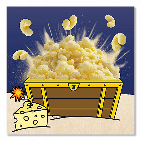 Cheddar Blast, Cheddar Cheese, 0.75 oz Bag, 16/Carton (32400002)