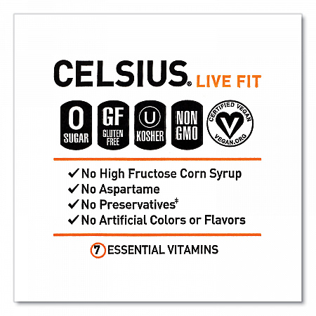 Live Fit Variety Pack, Kiwi Guava and Orange, 12 oz Can, 24/Carton (22002166)
