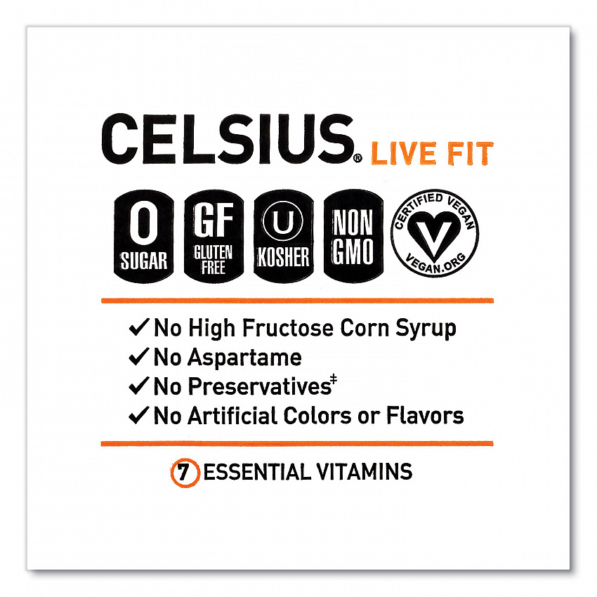 Live Fit Variety Pack, Kiwi Guava and Orange, 12 oz Can, 24/Carton (22002166)