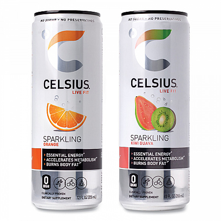 Live Fit Variety Pack, Kiwi Guava and Orange, 12 oz Can, 24/Carton (22002166)