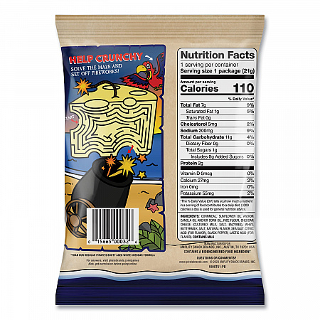 Cheddar Blast, Cheddar Cheese, 0.75 oz Bag, 16/Carton (32400002)