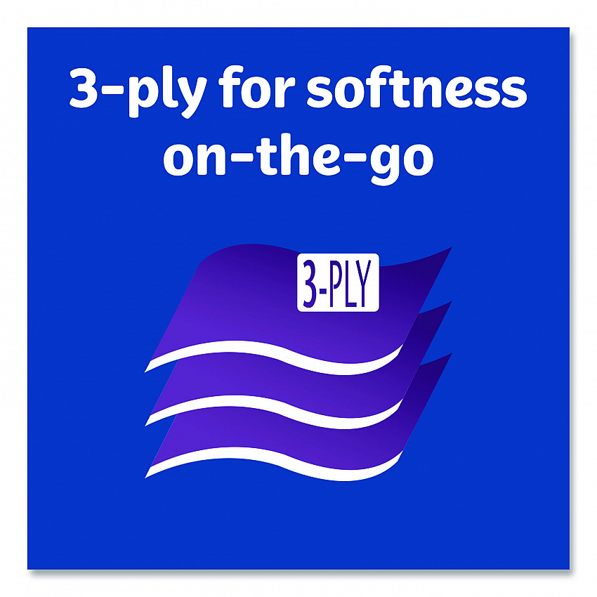 On The Go Packs Facial Tissues, 3-Ply, White, 10 Sheets/Pouch, 3 Pouches/Pack, 36 Packs/Carton (11976)