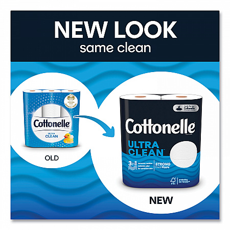 Ultra CleanCare Toilet Paper, Strong Tissue, Septic Safe, 1-Ply, White, 284 Sheets/Roll, 12 Rolls/Pack, 48 Rolls/Carton (55489)