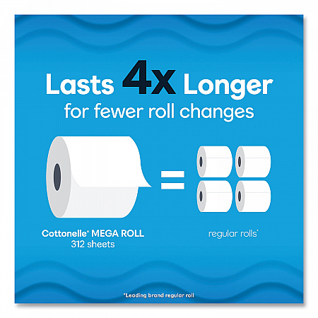 Ultra CleanCare Toilet Paper, Strong Tissue, Septic Safe, 1-Ply, White, 284 Sheets/Roll, 12 Rolls/Pack, 48 Rolls/Carton (55489)