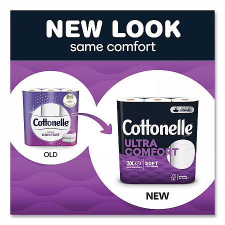 Ultra ComfortCare Toilet Paper, Soft Tissue, Septic Safe, 2-Ply, White, 284 Sheets/Roll, 6 Rolls/Pack, 36 Rolls/Carton (55707)