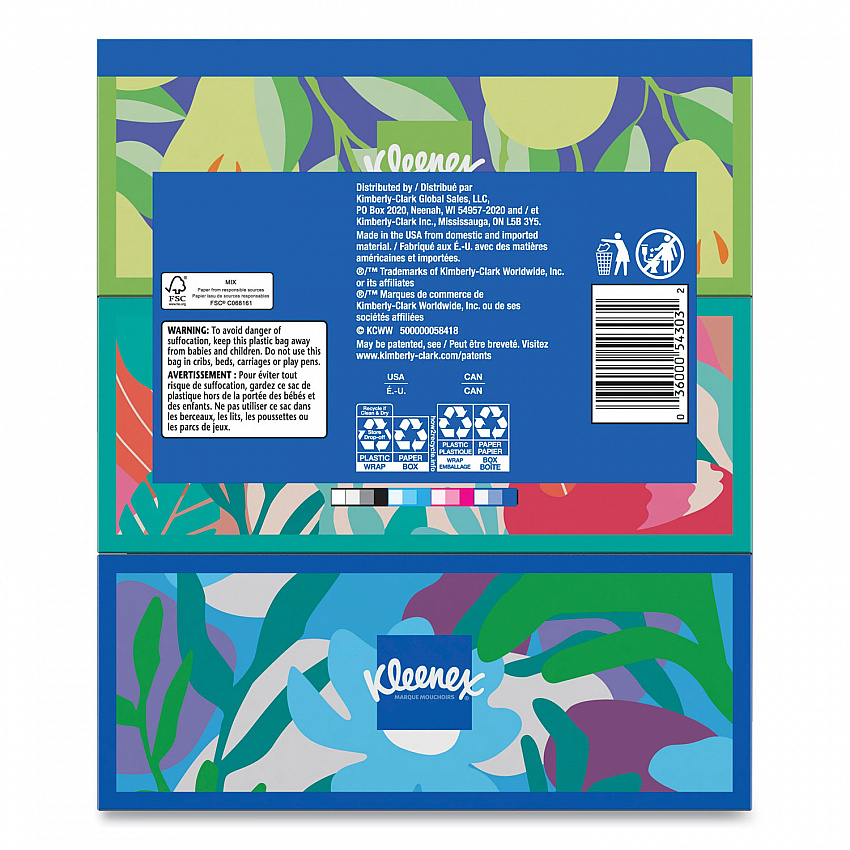 Trusted Care Facial Tissue, 2-Ply, White, 160 Sheets/Box, 3 Boxes/Pack, 12 Packs/Carton (54303)