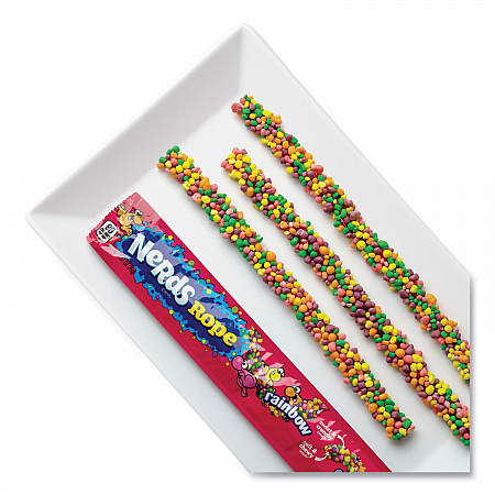 Nerds Rope Candy, Fruity, 0.92 oz Individually Wrapped, 24/Carton (22002136)