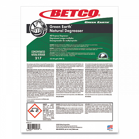Green Earth Natural Degreaser, Mild Scent, 55 gal Drum (2175500)