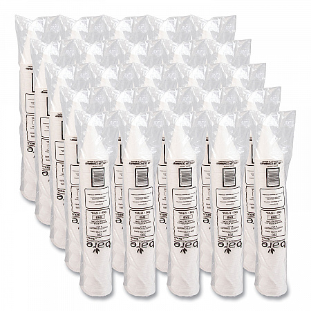 Bare Eco-Forward Treated Paper Cone Cups, ProPlanet Seal, 6 oz, White, 200/Sleeve, 25 Sleeves/Carton (6RBU)
