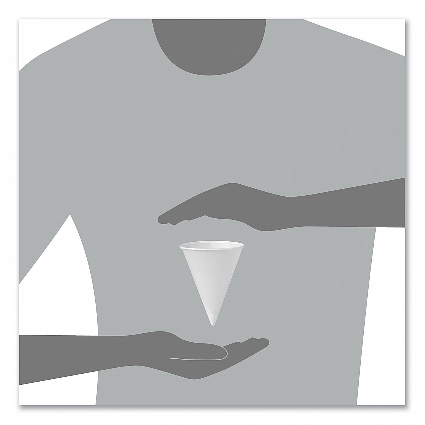 Bare Eco-Forward Treated Paper Cone Cups, ProPlanet Seal, 6 oz, White, 200/Sleeve, 25 Sleeves/Carton (6RBU)