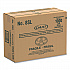 Plastic Cold Cup Lids, Fits 8 oz to 9 oz Cold Cups, Translucent, 100/Pack, 10 Packs/Carton (8SL)