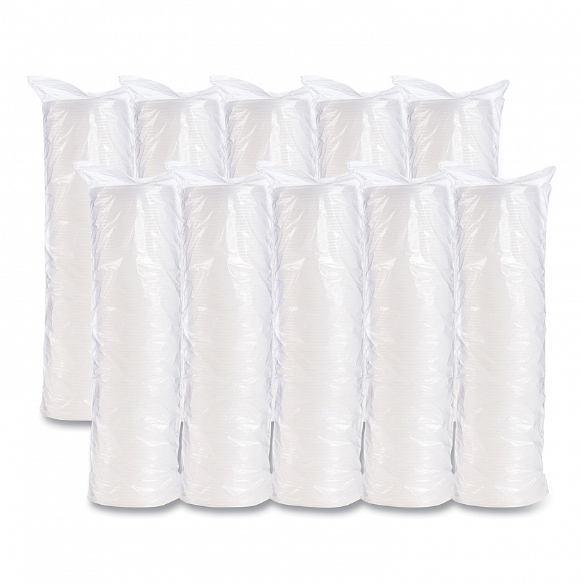 Plastic Cold Cup Lids, Fits 8 oz to 9 oz Cold Cups, Translucent, 100/Pack, 10 Packs/Carton (8SL)