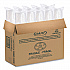 Plastic Cold Cup Lids, Fits 8 oz to 9 oz Cold Cups, Translucent, 100/Pack, 10 Packs/Carton (8SL)