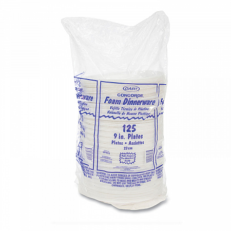 Concorde Non-Laminated Foam Plates, 9