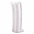 Plastic Lids for Foam Cups, Bowls and Containers, Flat, Not Vented, Fits 6 oz to 32 oz, Clear, 100/Sleeve, 10 Sleeves/Carton (20CLR)