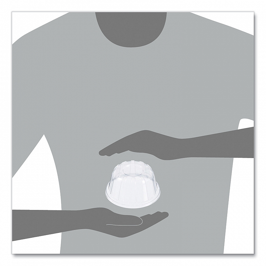 Dome-Top Sundae/Cold Cup Lids, High Dome, Fits 5 oz to 32 oz Cold Cups, Plastic, Clear, 50/Pack, 20 Packs/Carton (20HDLC)