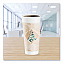 Cafe G Foam Hot/Cold Cups, 24 oz, Brown/Green/White, 20/Bag, 25 Bags/Carton (24X16G)