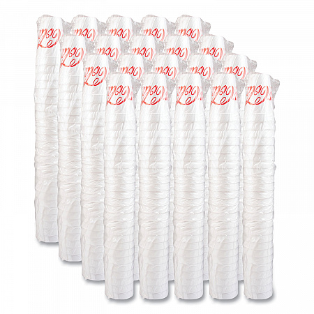 Coca-Cola Foam Cups, 32 oz, White/Red, 25/Bag, 20 Bags/Carton (32TJ32C)