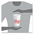 Coca-Cola Foam Cups, 32 oz, White/Red, 25/Bag, 20 Bags/Carton (32TJ32C)