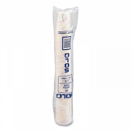 Paper Water Cups, ProPlanet Seal, 5 oz, Meridian Design, 100/Sleeve, 25 Sleeves/Carton (52MD)