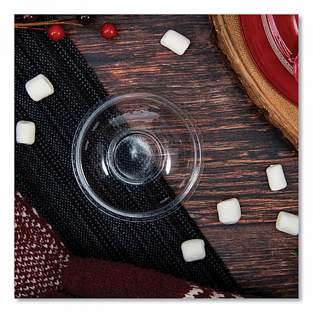Plastic Dome Lid, No-Hole, Fits 9 oz to 22 oz Hot Cups, Clear, 100/Sleeve, 10 Sleeves/Carton (DNR662)
