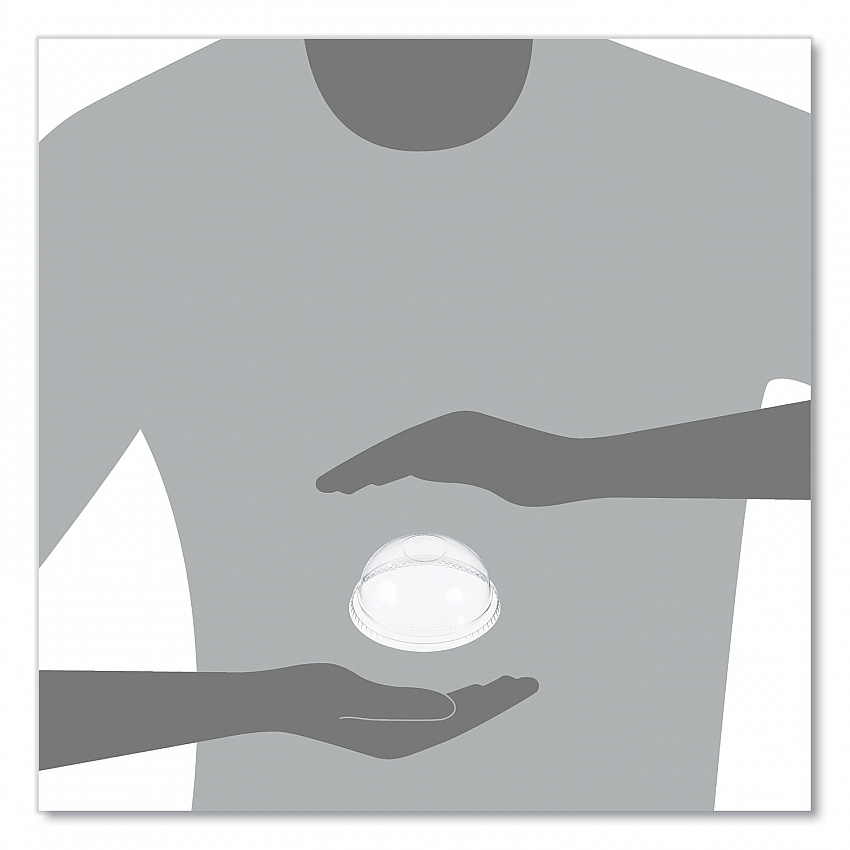 Plastic Dome Lid, No-Hole, Fits 9 oz to 22 oz Hot Cups, Clear, 100/Sleeve, 10 Sleeves/Carton (DNR662)