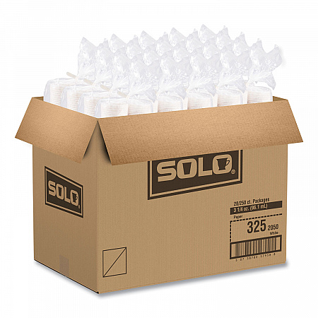 Paper Portion Cups, ProPlanet Seal, 3.25 oz, White, 250/Bag, 20 Bags/Carton (325)