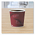Single-Sided Poly Paper Hot Cups, 4 oz, Bistro Design, 50/Pack, 20 Packs/Carton (374SI)