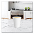 Single-Sided Poly Paper Hot Cups, 6 oz, White, 50/Pack, 20 Packs/Carton (376W)