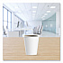 Single-Sided Poly Paper Hot Cups, 6 oz, White, 50/Pack, 20 Packs/Carton (376W)