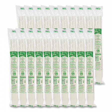 Conex Complements Portion/Medicine Cups, 5.5 oz, Plastic, Translucent, 125/Bag, 20 Bags/Carton (550PC)