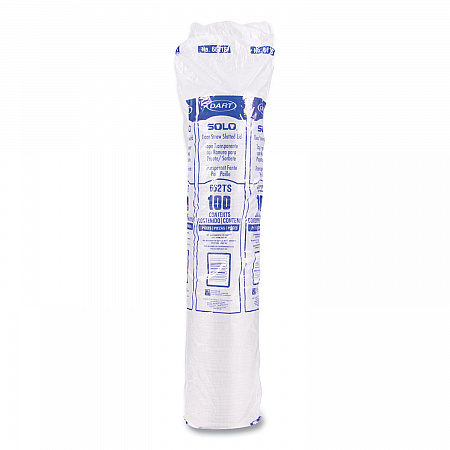 Straw-Slot Cold Cup Lids, Fits 9 oz to 20 oz Cold Cups, Plastic, Clear, 100/Sleeve, 10 Sleeves/Carton (662TSCT)