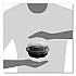 OctaView Hinged-Lid Hot Food Containers, 6.3 x 3.1 x 1.5, Black/Clear, Plastic, 200/Carton (806011PP94)
