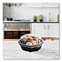OctaView Hinged-Lid Hot Food Containers, 6.3 x 1.2 x 1.2, Black/Clear, Plastic, 200/Carton (806012PP94)