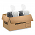 OctaView Hinged-Lid Hot Food Containers, 6.3 x 1.2 x 1.2, Black/Clear, Plastic, 200/Carton (806012PP94)
