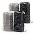 OctaView Hinged-Lid Cold Food Containers, 42 oz, 9.57 x 9.2 x 3.2, Black/Clear, Plastic, 100/Carton (864612PS94)