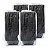 PresentaBowls Pro Black Square Bowls, 64 oz, 8.5 x 8.5 x 3.3, Plastic, 63/Bag, 4 Bags/Carton (B64SB)