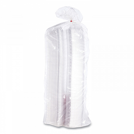 Showtime Clear Hinged Containers, Pie Wedge, 6.67 oz, 6.1 x 5.6 x 3, Clear, Plastic, 125/Pack, 2 Packs/Carton (C54HT1)