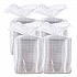 PresentaBowls Pro Clear Square Lids for 24 oz to 32 oz Bowls, 8.5 x 8.5 x 0.5, Clear, Plastic, 63/Bag, 4 Bags/Carton (C2464BDL)