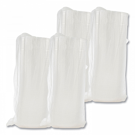 Dome Covers for Dinnerware, Clear, Plastic, 125/Bag, 4 Bags/Carton (CL9PR)