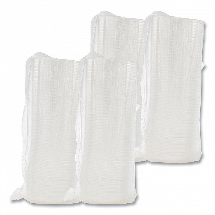 Dome Covers for Dinnerware, Clear, Plastic, 125/Bag, 4 Bags/Carton (CL9PR)